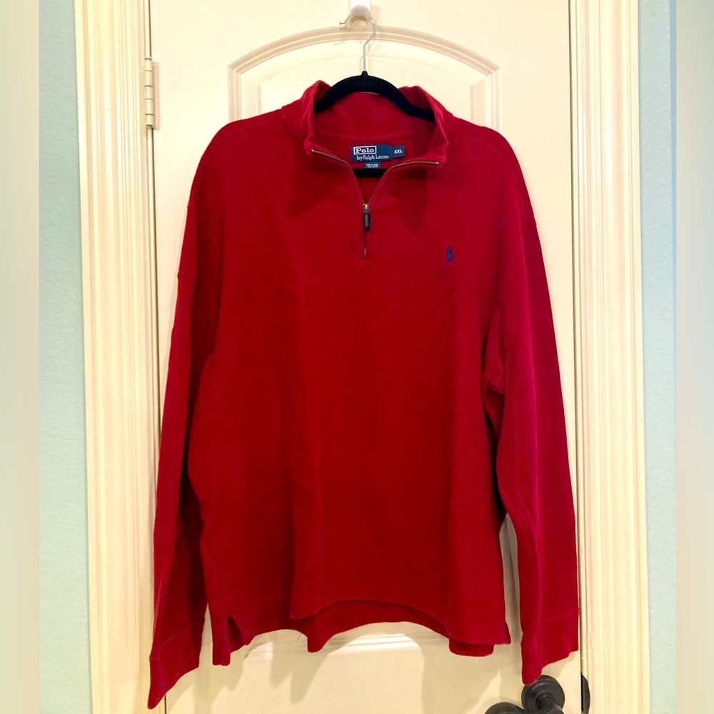 Men’s Polo red crewneck sweater size XXL